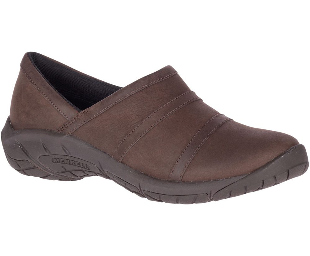 Merrell Barefoot Sko Dame - Encore Moc 4 Læder - Brune - ILQ854602